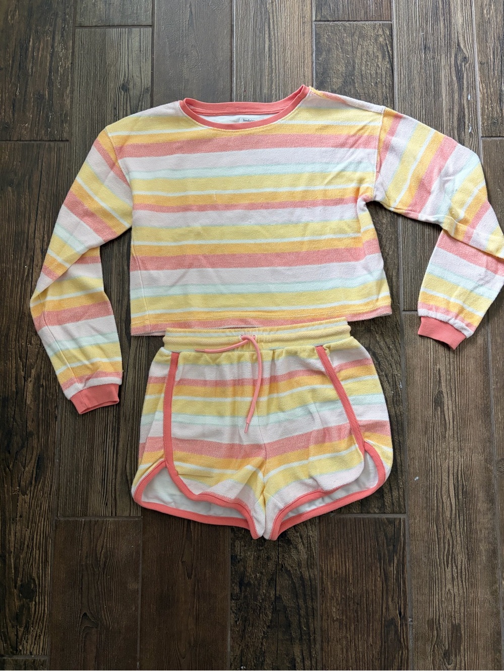 Terry Striped matching set